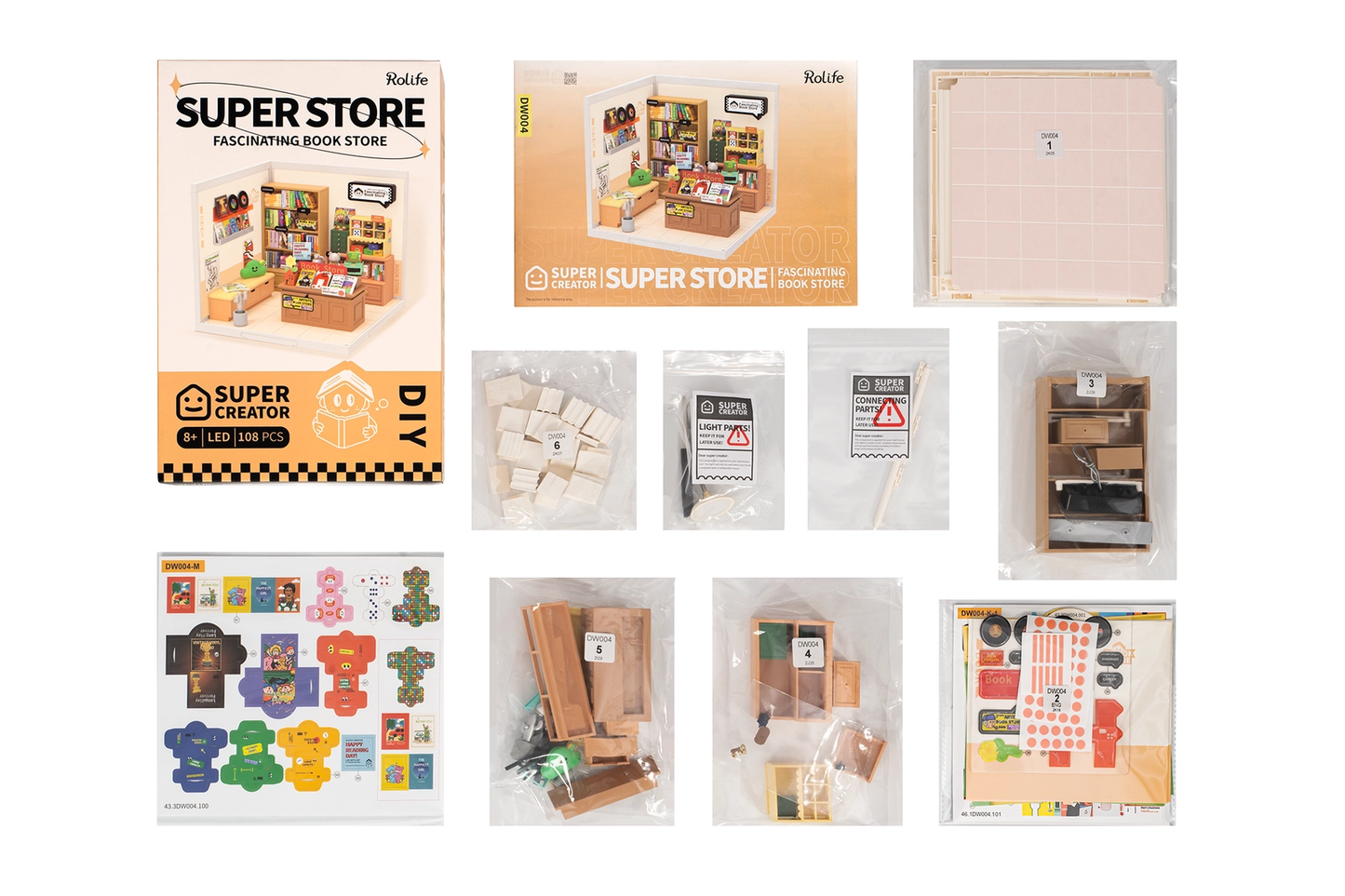 Miniature House Kit: Fascination Book Store