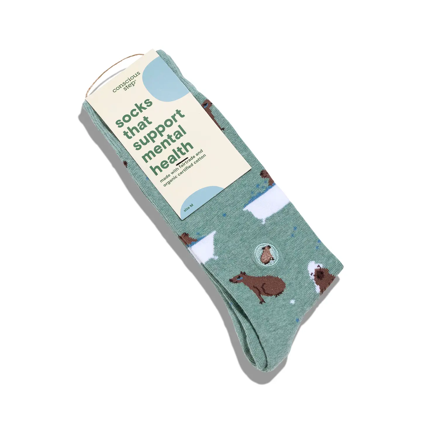 Socks That Support Mental Health - Yoga Capybaras