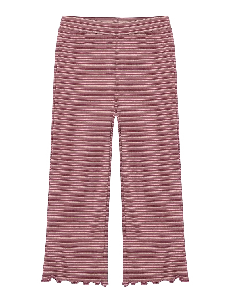 Girls Ribbed Striped Pants