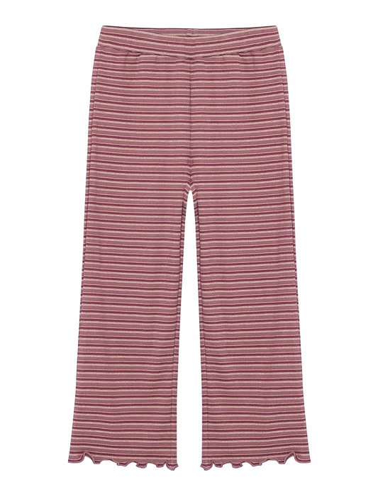 Girls Ribbed Striped Pants