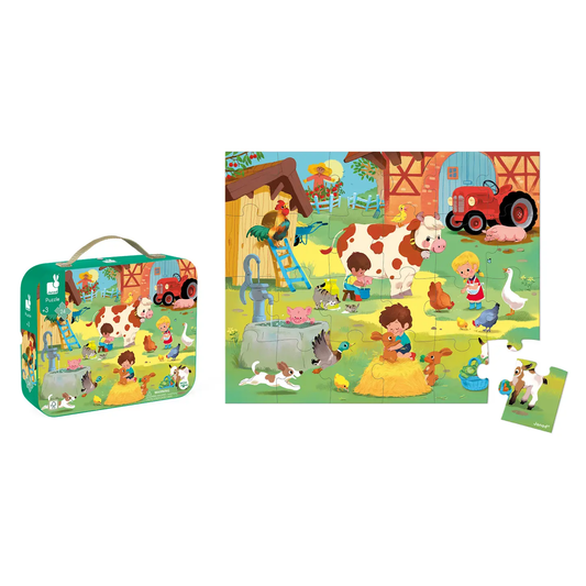 Day At The Farm Puzzle 24pc
