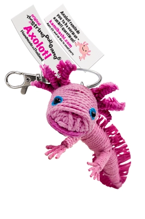 Axolotl String Doll Keychain