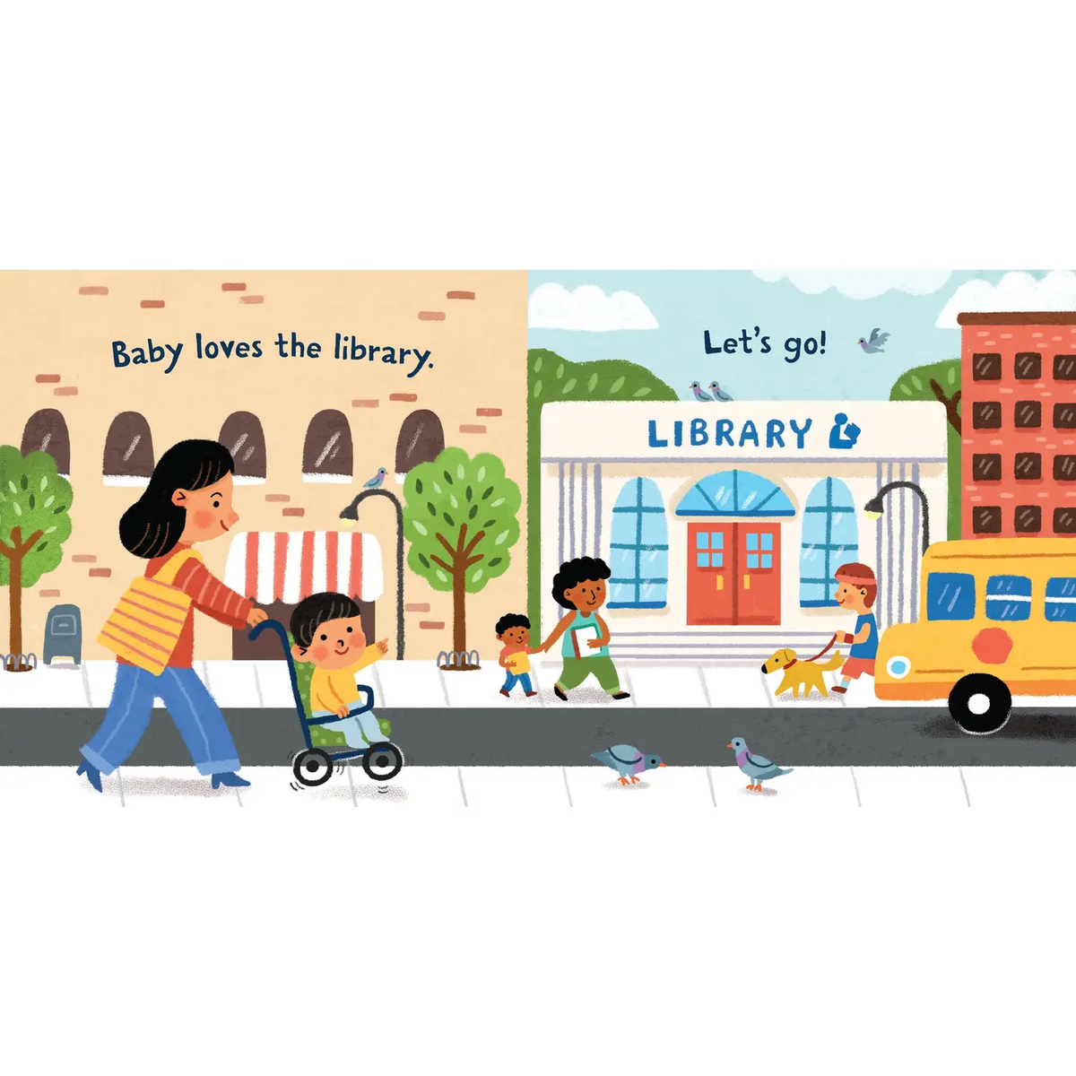 Baby Loves the Library Indestructibles Book