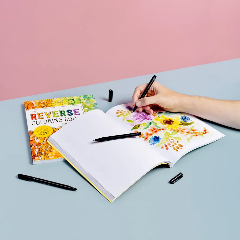 The Reverse Coloring Book