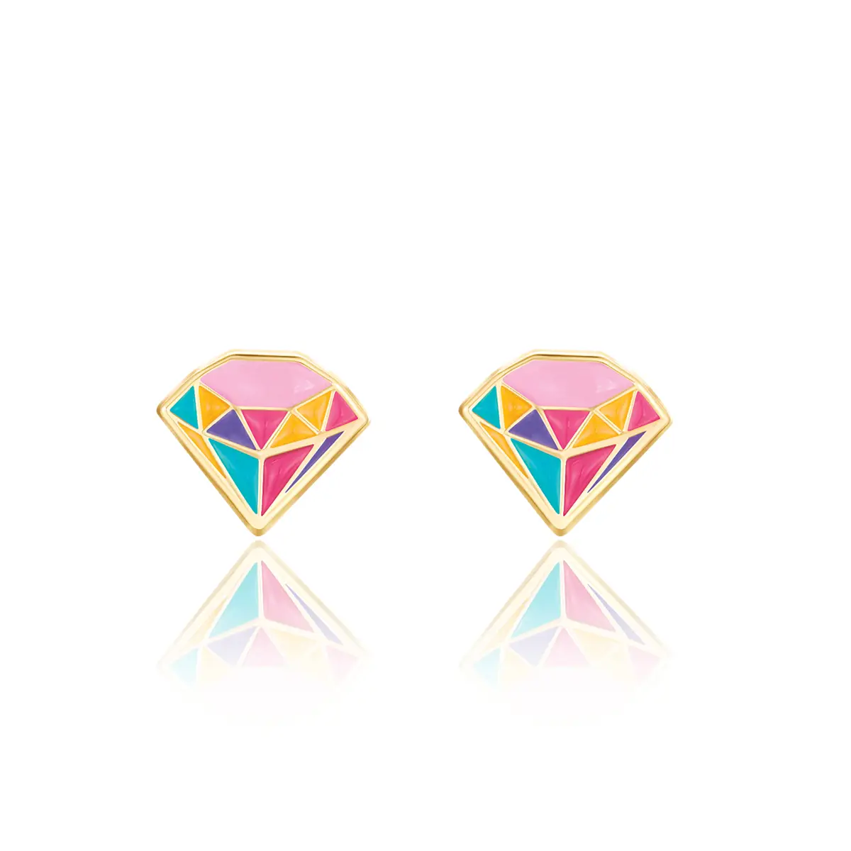 Princess Jewel Stud Earrings