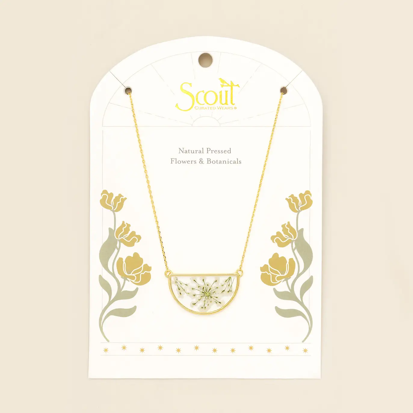 Pressed Flower Necklace