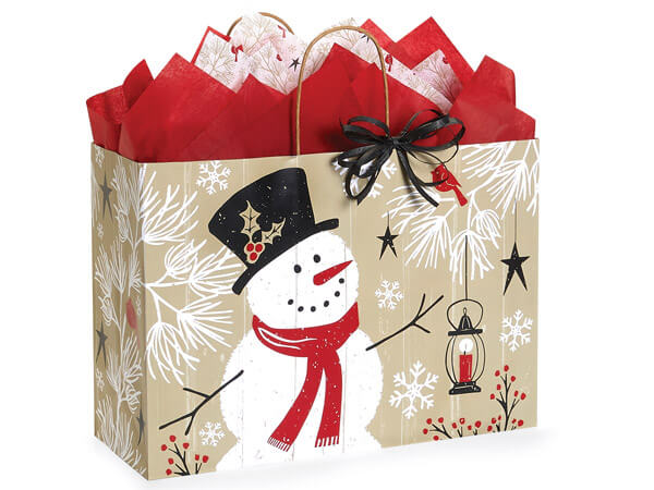 Snowman Gift Bag-Large