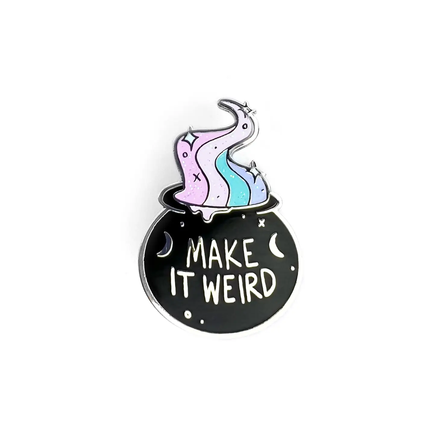 Make it Weird Cauldron Enamel Pin