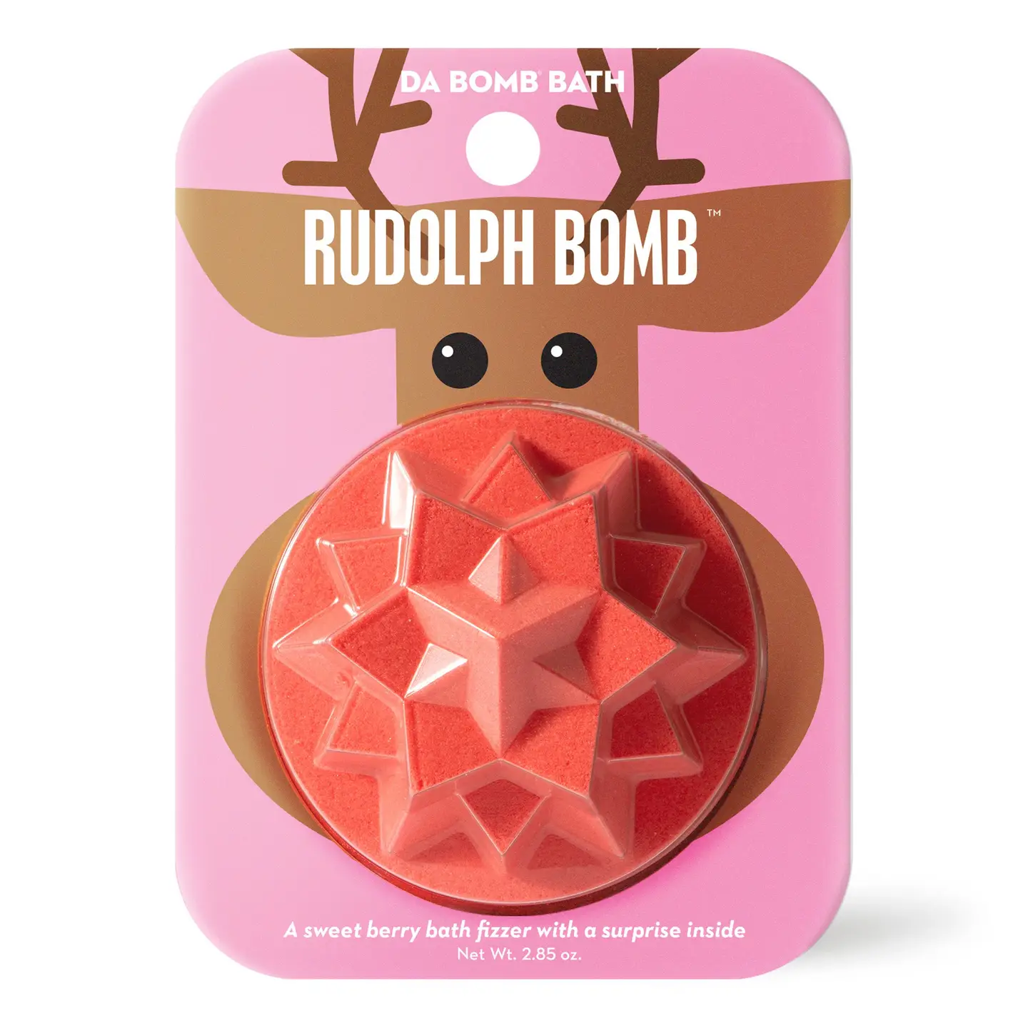 Bath Fizzer - Shaped Rudolph Bomb
