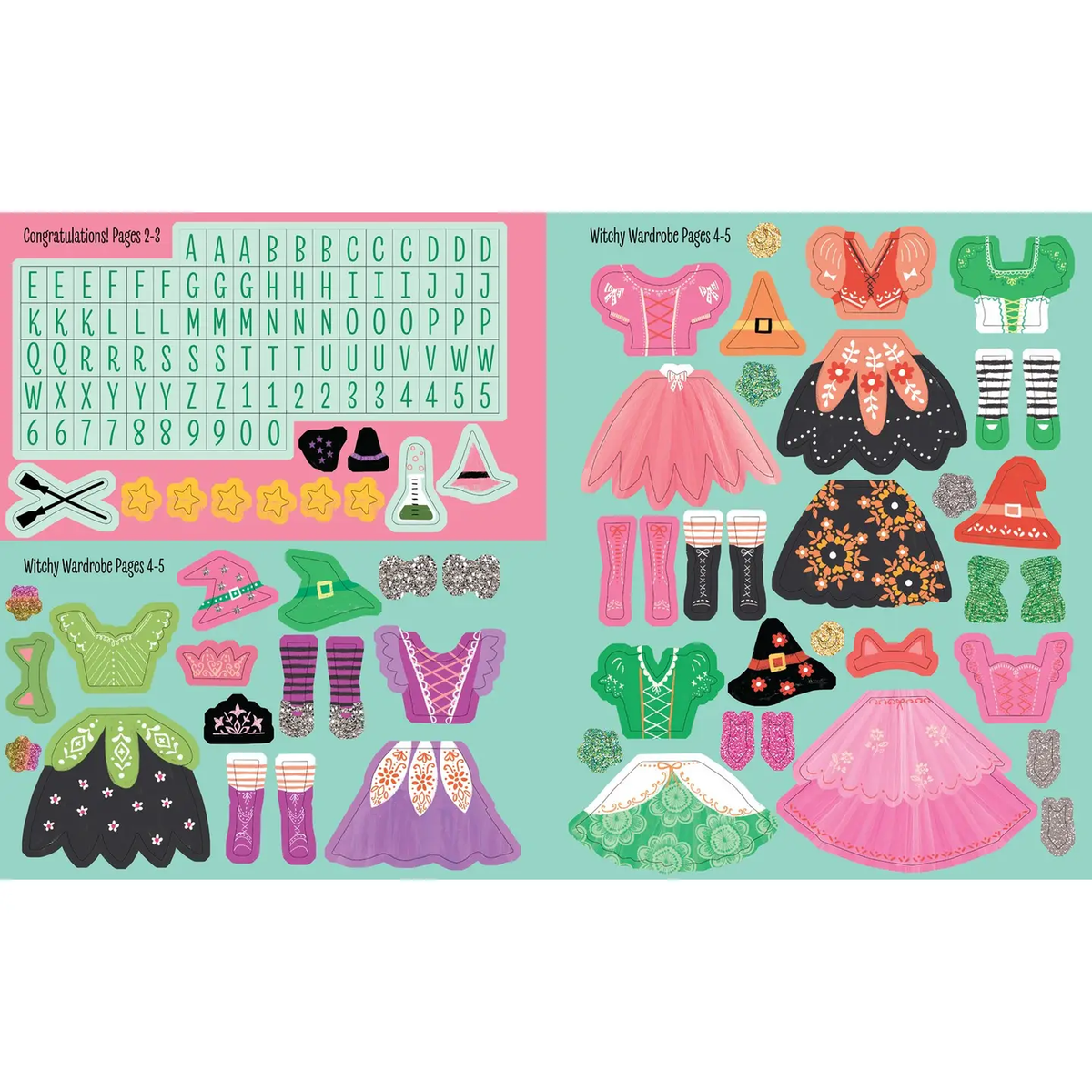 My Sticker Dress-Up Wicked Witches