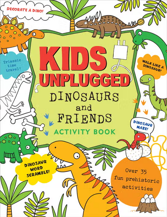 Kids Unplugged Dino Activity Book