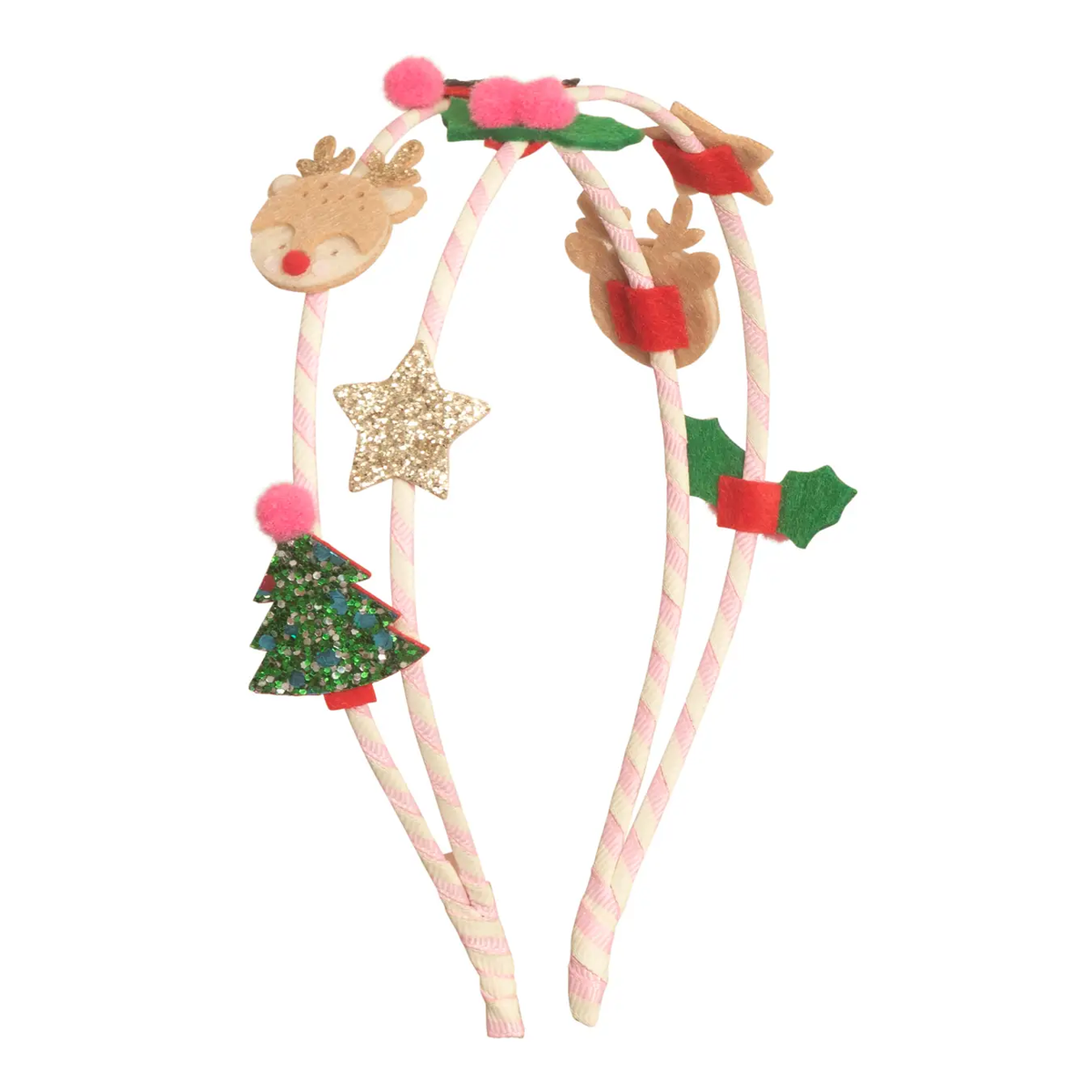 Festive Christmas Double Headband