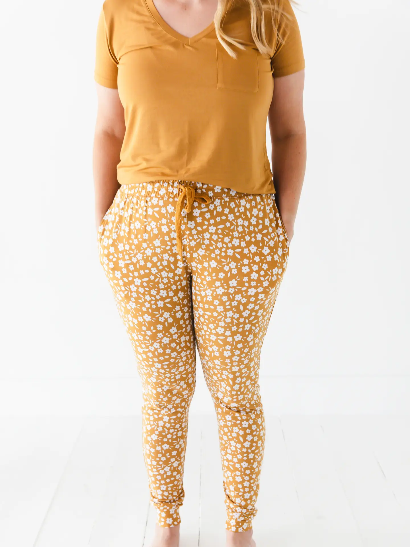 Honey Blooms Women's Bamboo Pajama Joggers