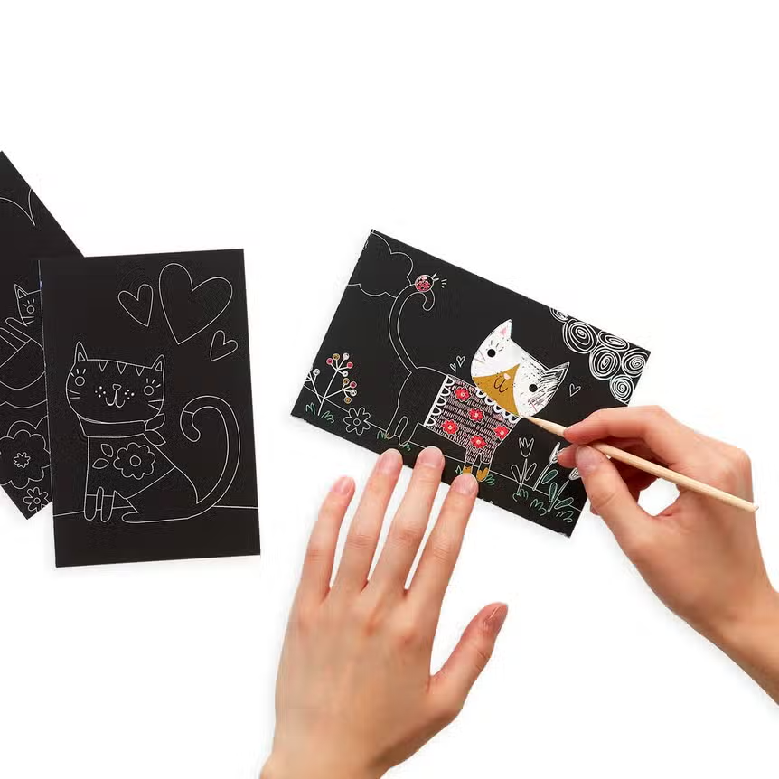 Mini Scratch & Scribble Cutie Cats