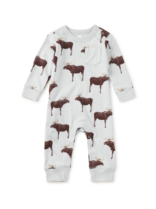 Baby Moose Crossings Pocket Romper
