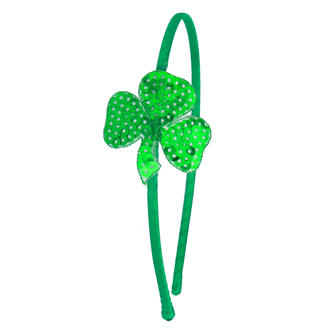 Girls Sequin Shamrock Headband