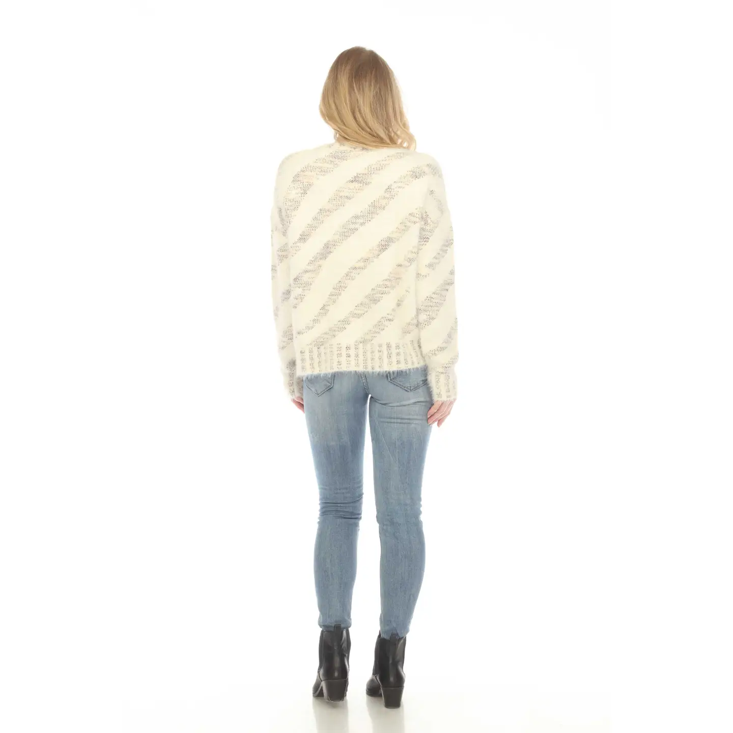 Super Soft Diagonal Stripe Sweater