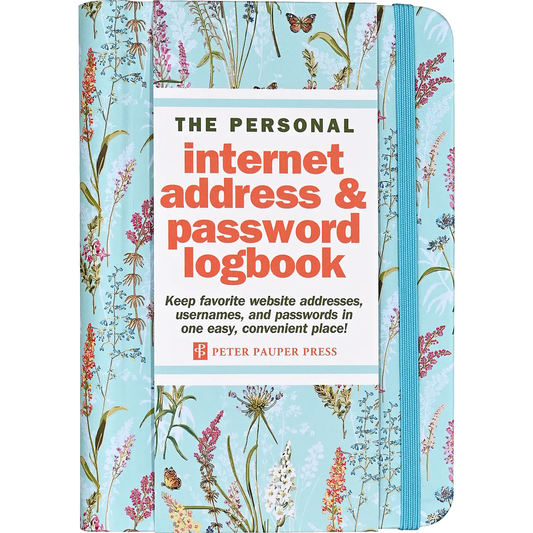 Blooms & Butterflies Internet & Password Log