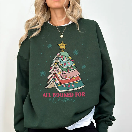All Booked For Christmas Sweatshirt