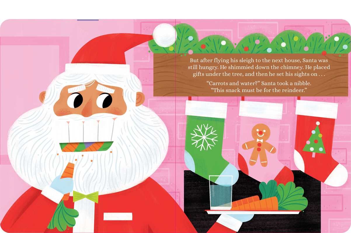 Santa Snack Board Book
