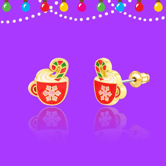 Hot Cocoa Stud Earrings
