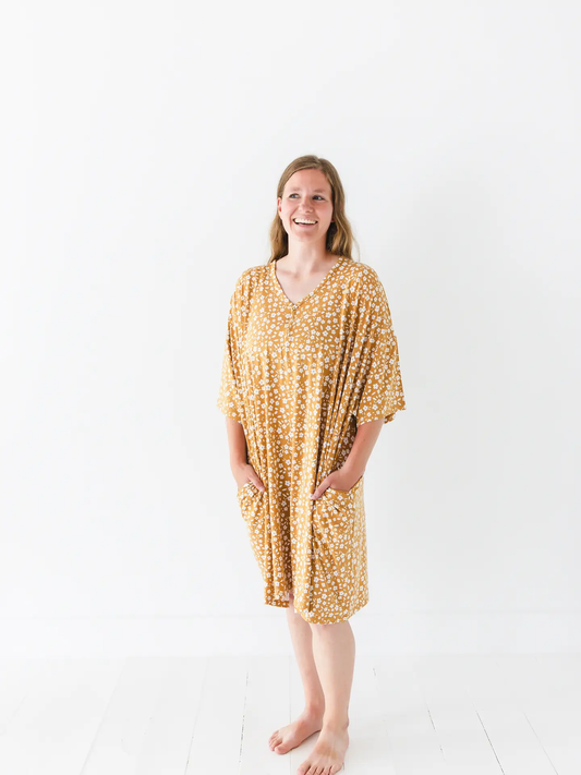 Honey Blooms Bamboo Muumuu Nightgown