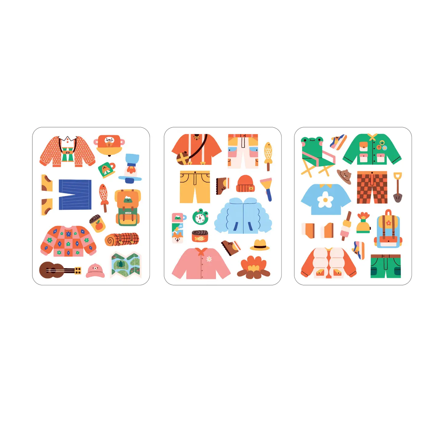 Happy Camper Magnetic Dress Up