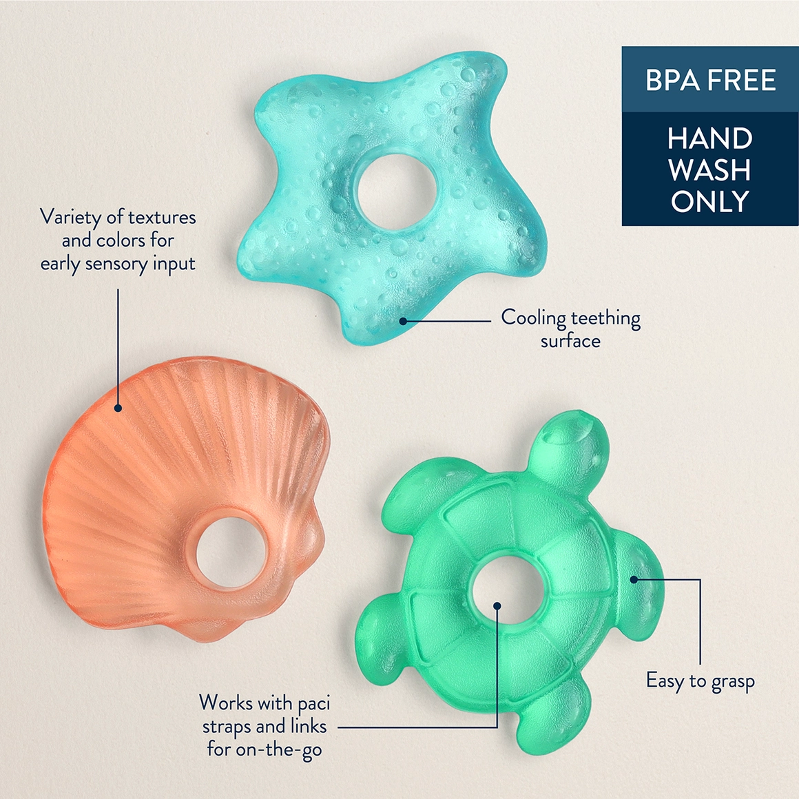 Seaside Water-Filled Teethers
