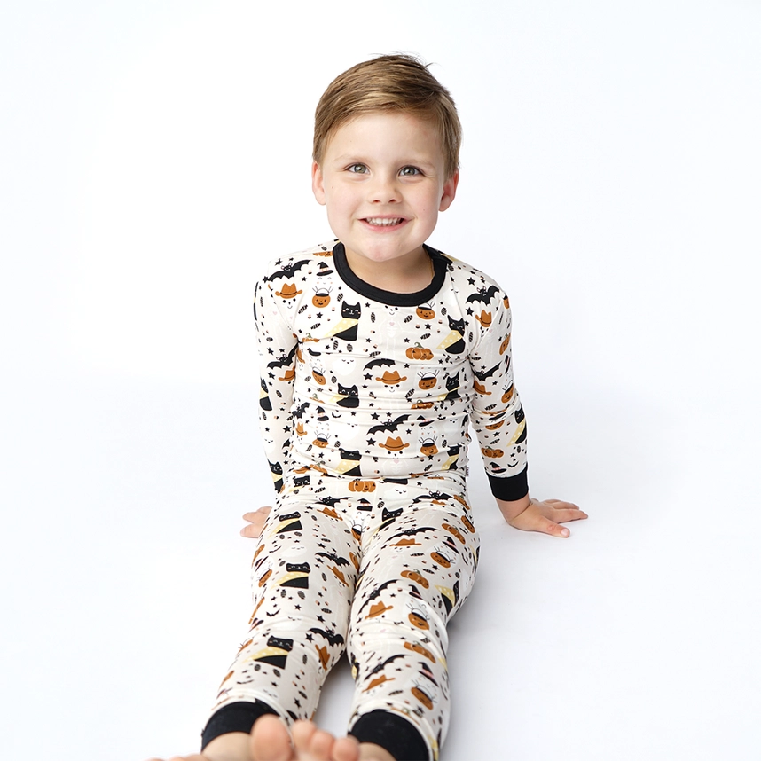 Spooky Cute Bamboo Kids Pajamas