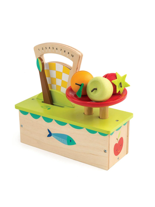 Weighing Scale Wooden Toy