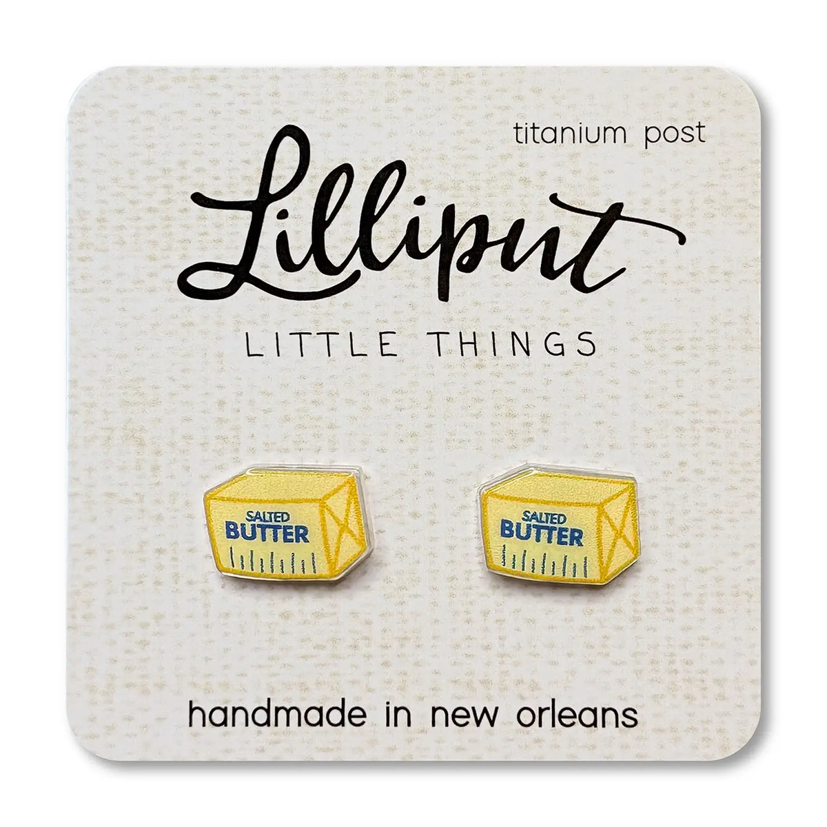 Butter Stud Earrings