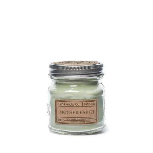 Mason Candle Mother Earth