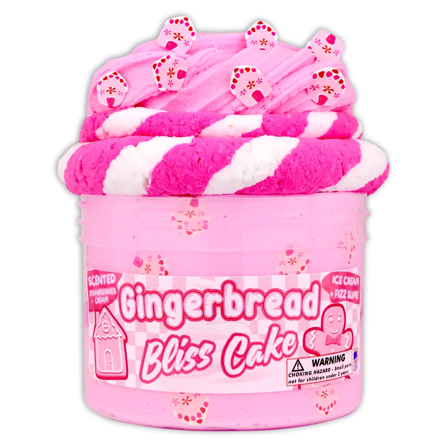 Gingerbread Bliss Cake Christmas Slime