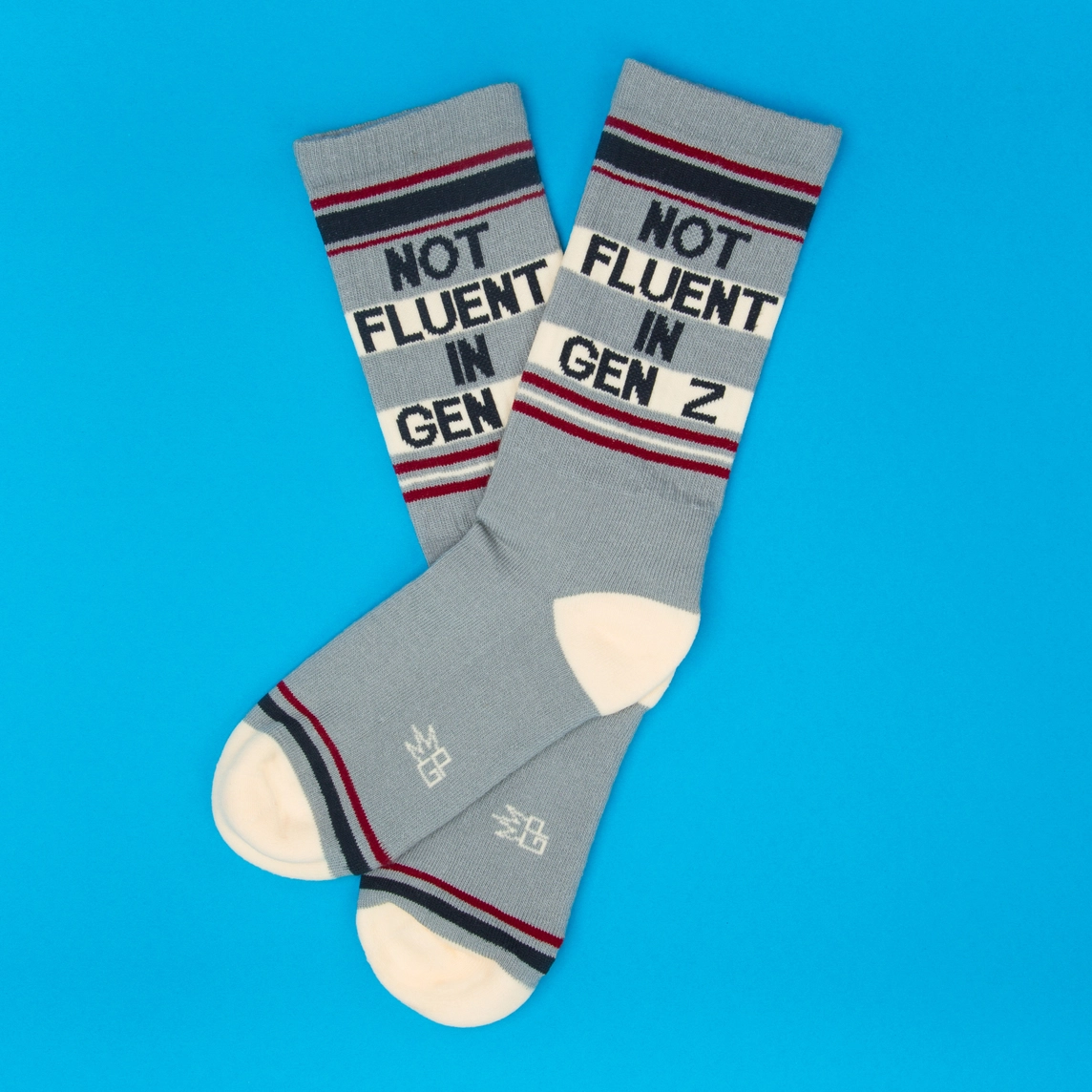 Not Fluent in Gen Z Crew Socks
