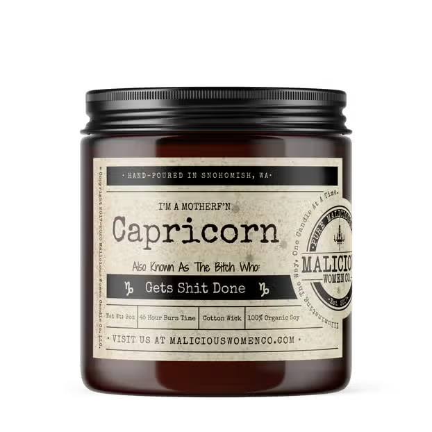 Malicious Capricorn Candle