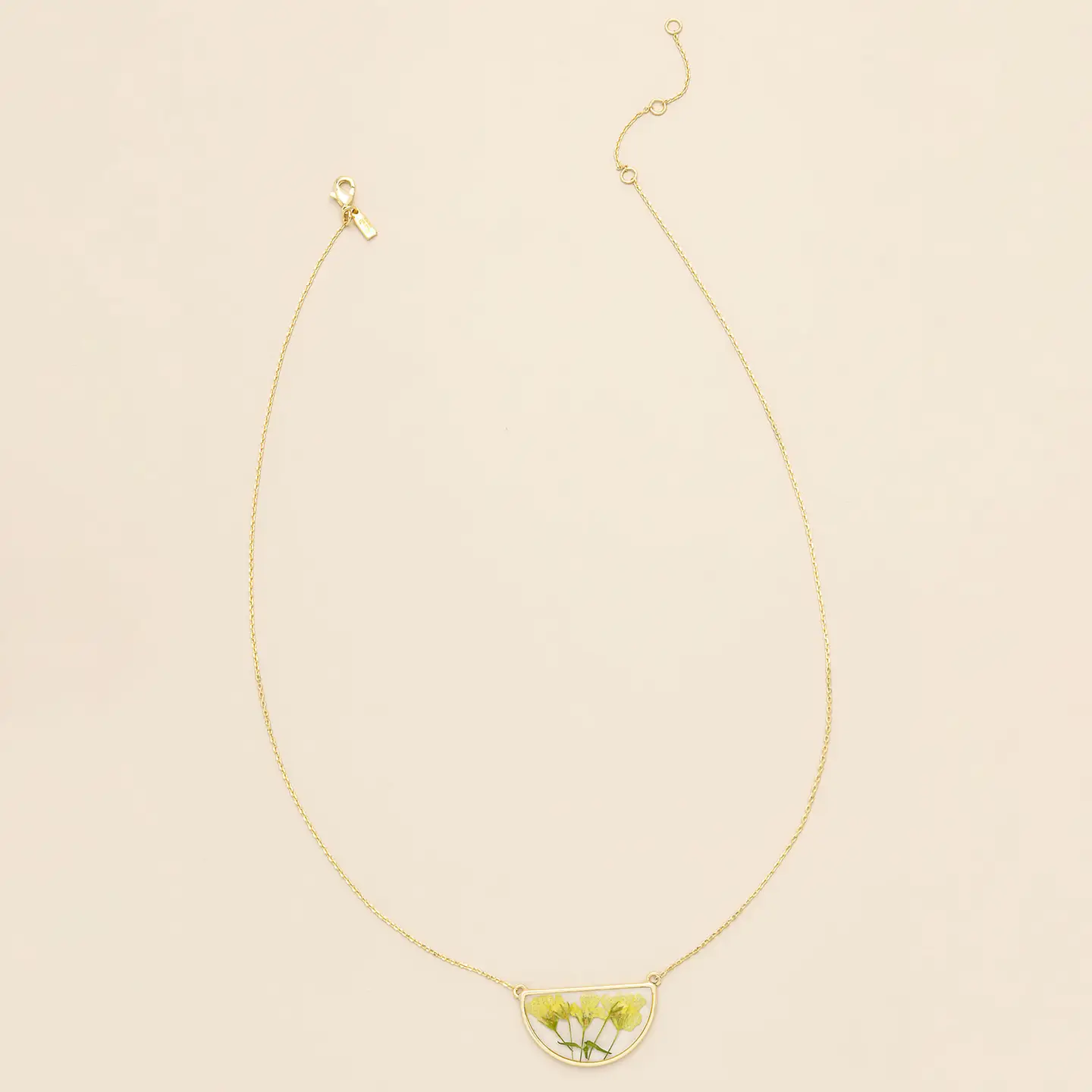 Pressed Flower Necklace