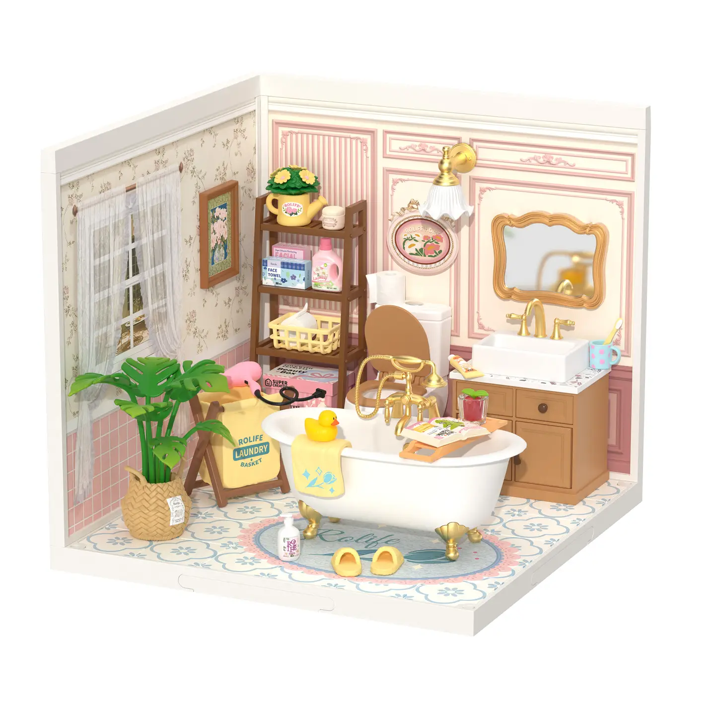 Miniature House Kit: Pop Bubble Bathroom