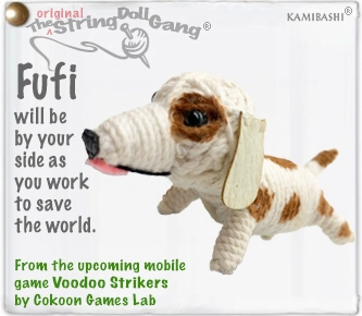 Fufi Dog String Doll Keychain