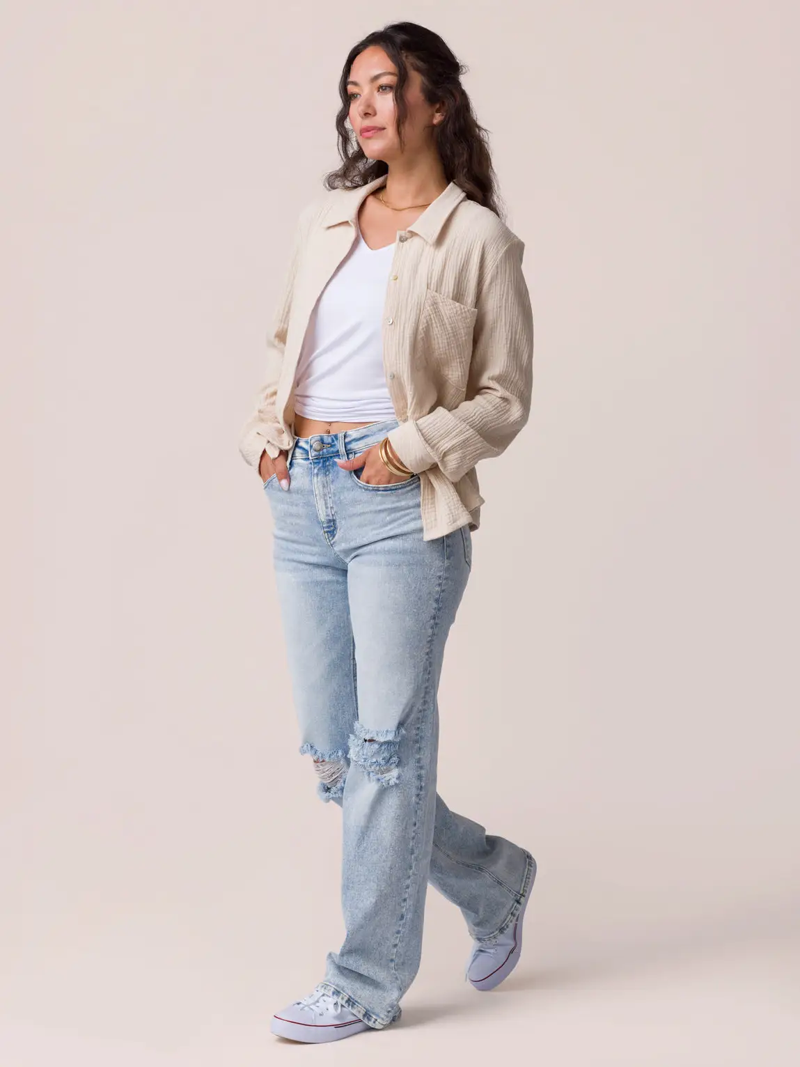 Effortless Button-Up Top