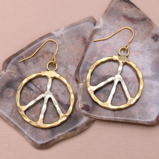 Peace Sign Earrings