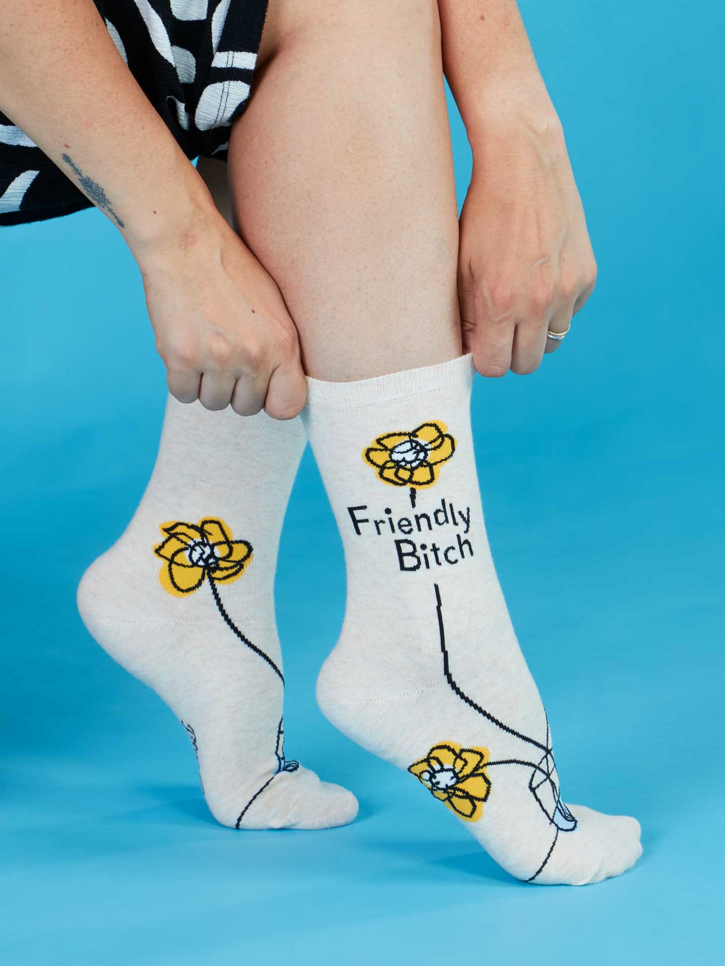 Friendly B*tch Crew Socks