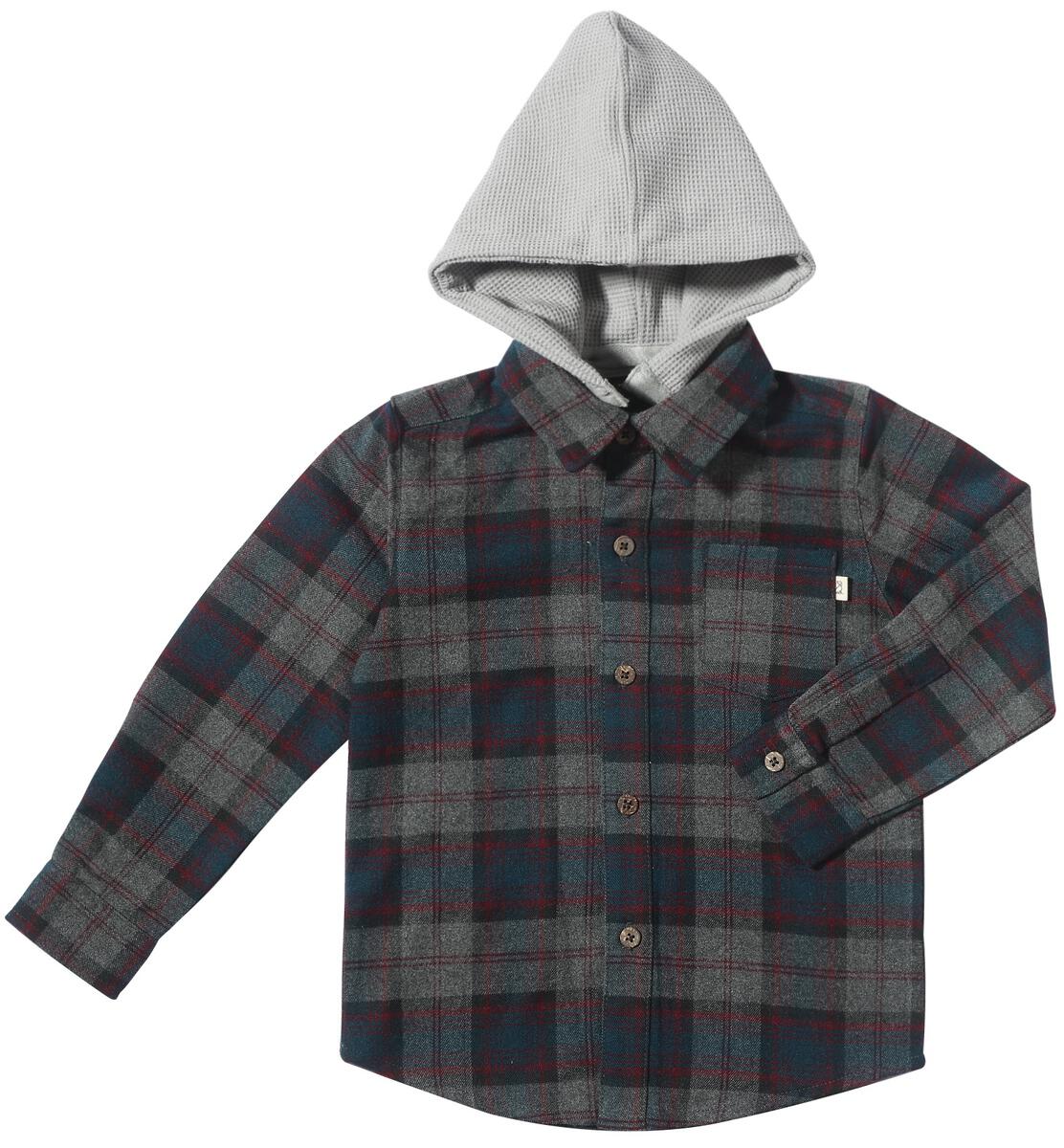 Boys Erin Hooded Shirt