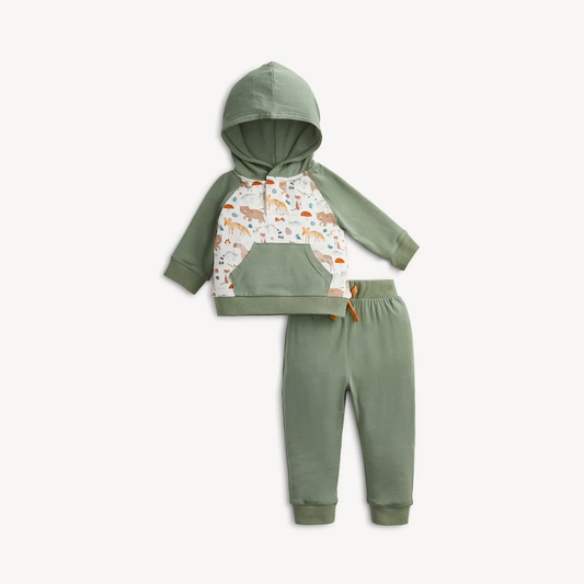 Baby Wonderful Wildlife Magnetic Me Hoodie + Jogger