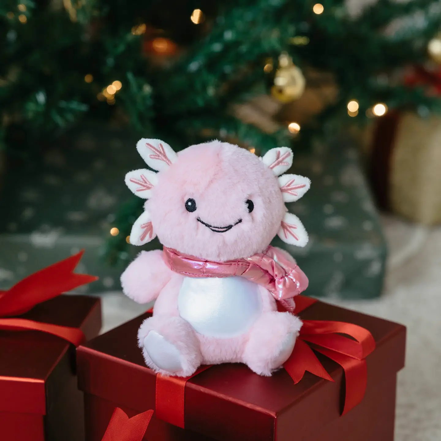 Holiday Icey Axolotl Stuffed Animal