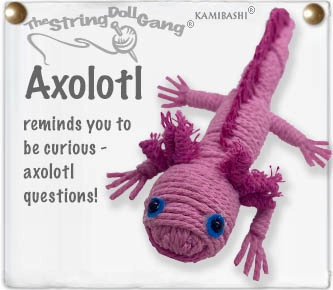 Axolotl String Doll Keychain