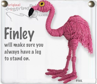 Finley Flamingo Keychain