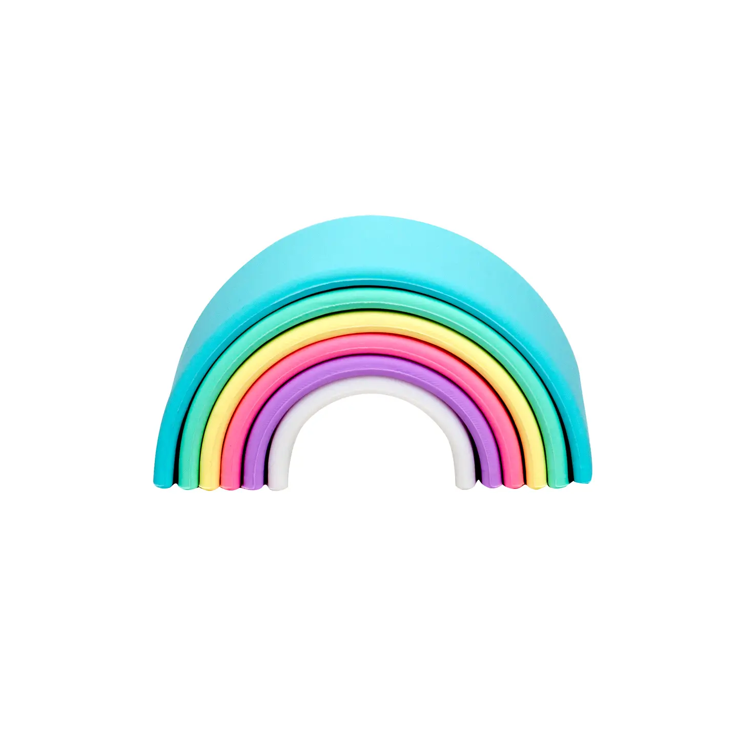 Pastel Rainbow Nesting Toy
