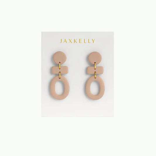 Three Tier Clay Earrings