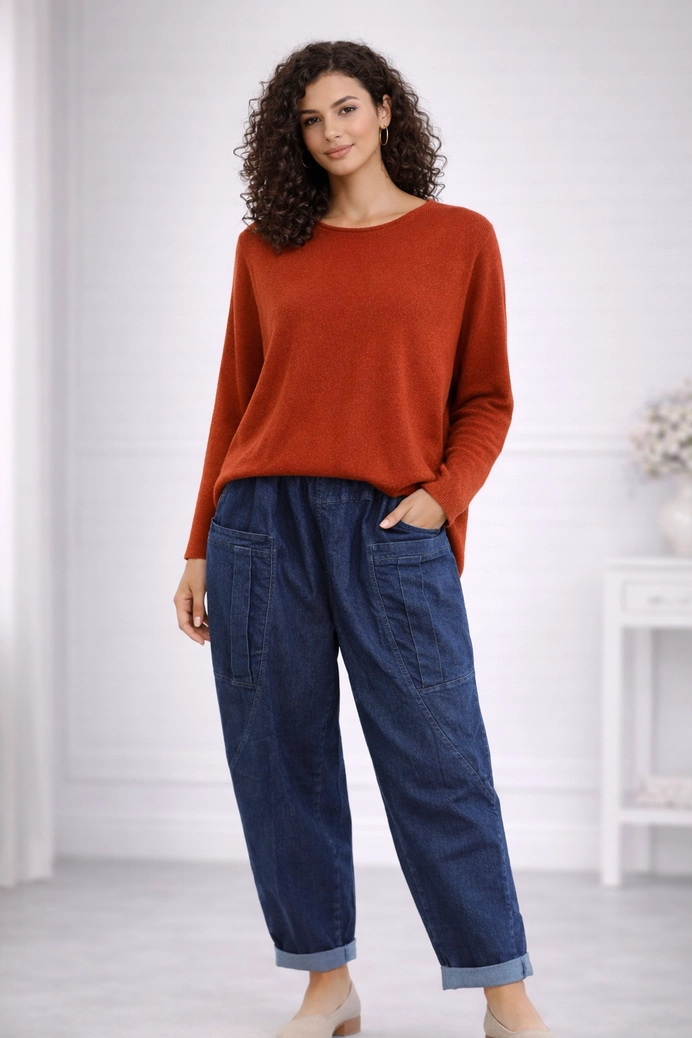 Italian Denim Cocoon Jeans