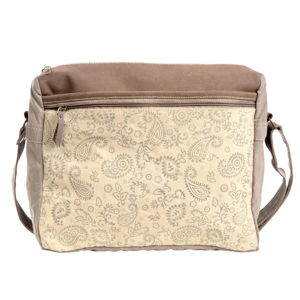 Canvas Crossbody Bag Paisley